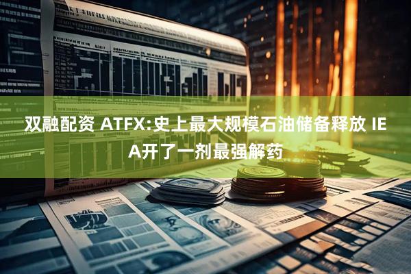 双融配资 ATFX:史上最大规模石油储备释放 IEA开了一剂最强解药